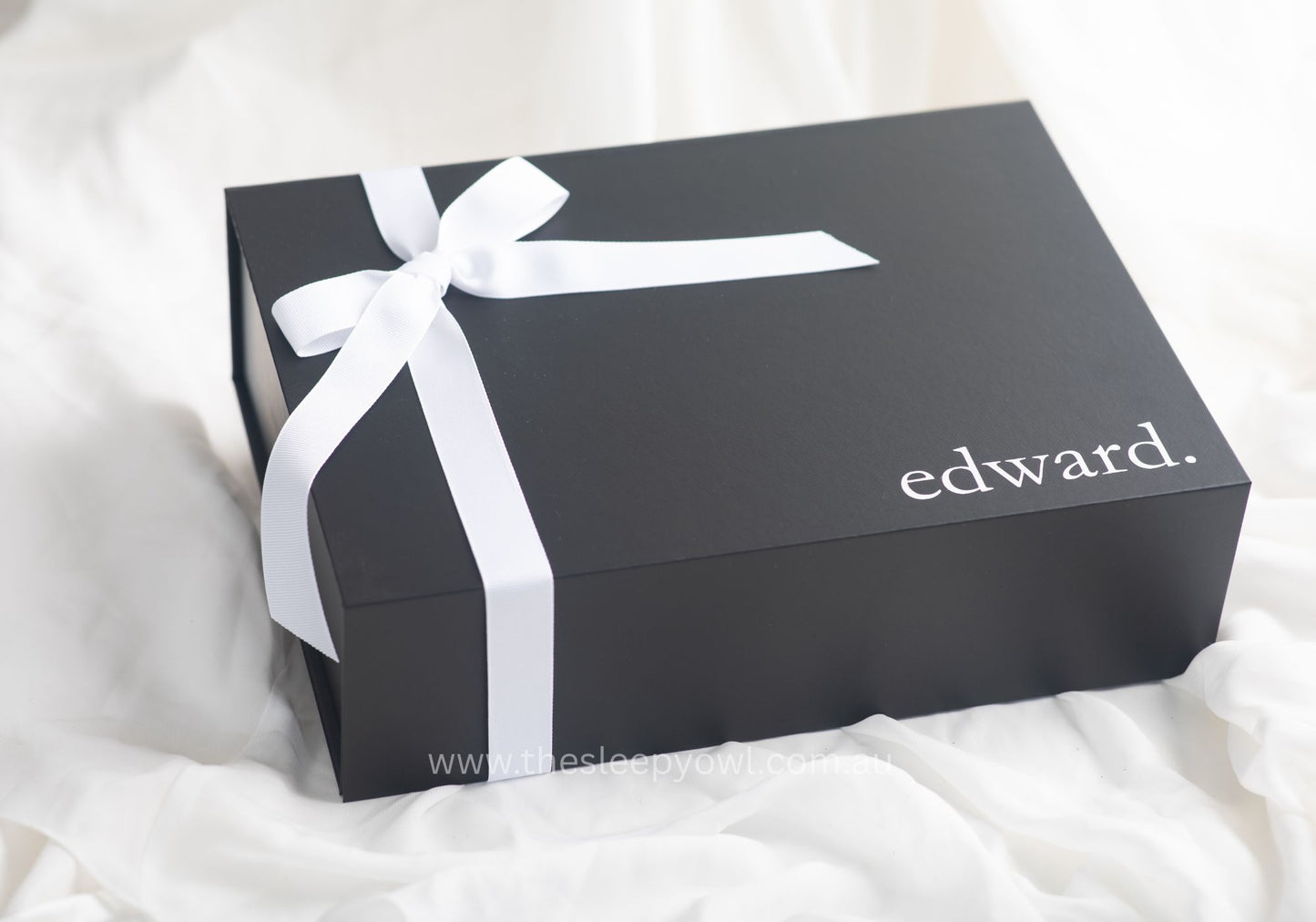 black and white gift box