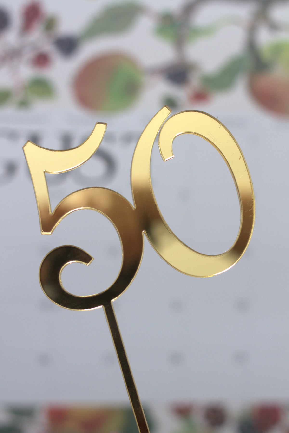 Cake topper - Number