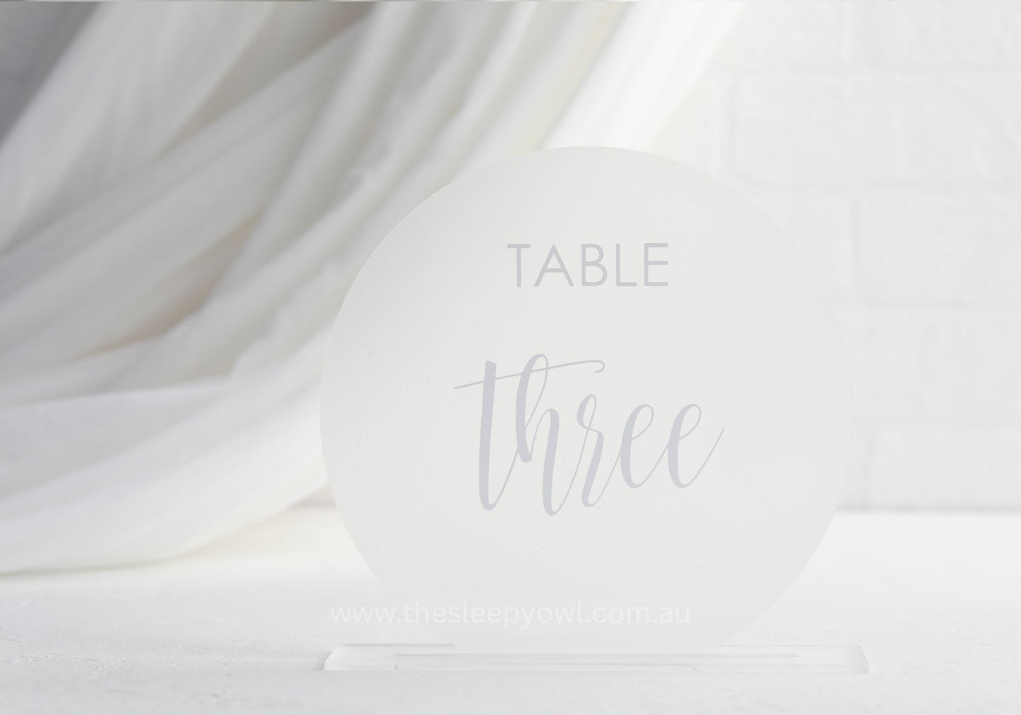 acrylic tables signs for weddings