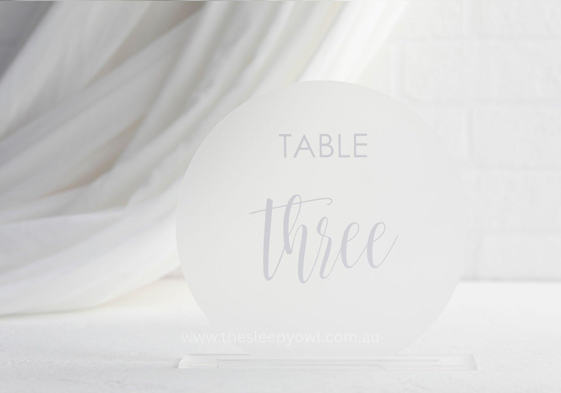 acrylic tables signs for weddings