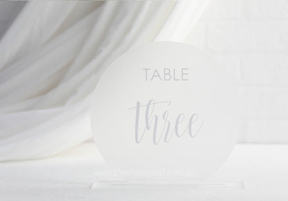 acrylic tables signs for weddings