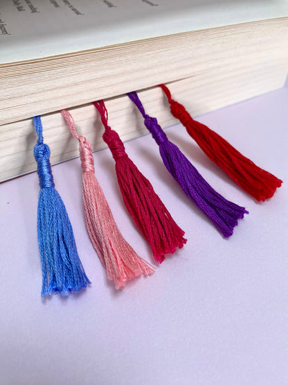 Bookmark tassels