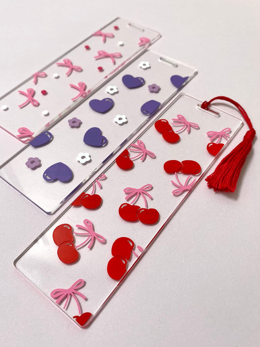 Bookmark with hearts