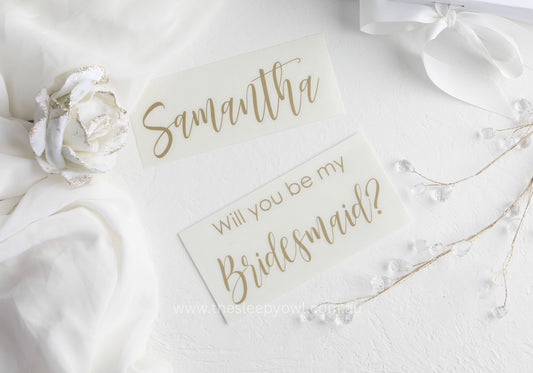 bridesmaid proposal sticker