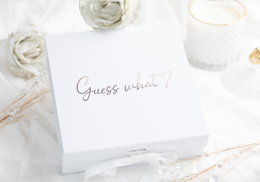 pregnancy announcement gift box