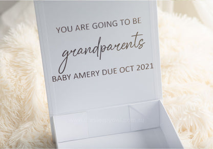 pregnancy announcement to grandparents