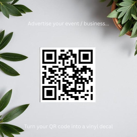 QR code sticker