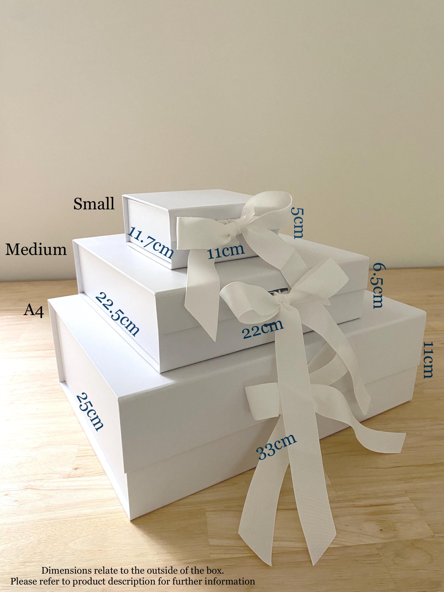 Gift box with ribbon