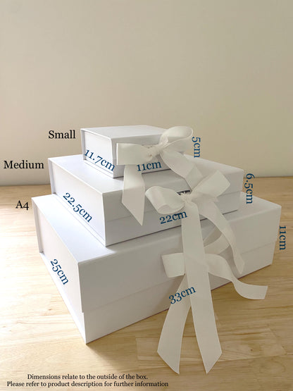 Gift box with ribbon