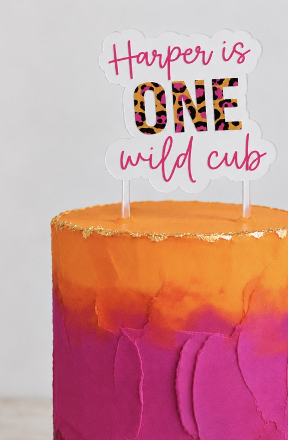 Cake topper - Wild One