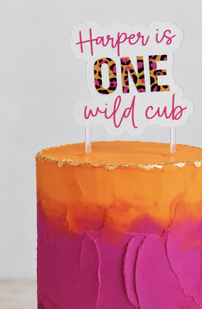 Cake topper - Wild One