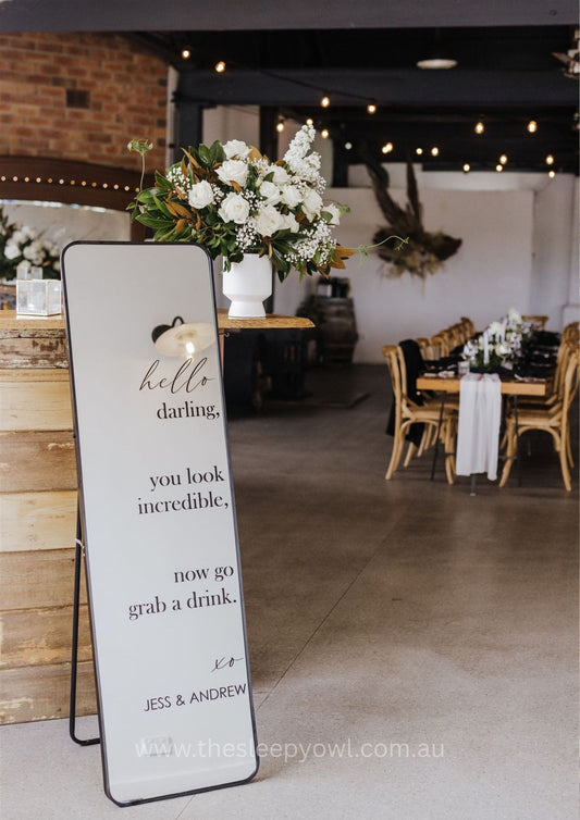 wedding welcome sign