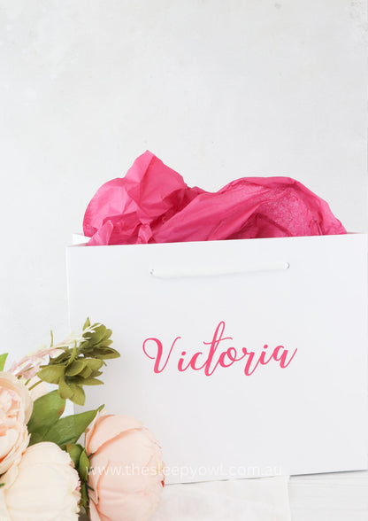 named gift bag