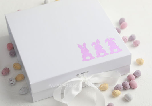 gift box with bunnies